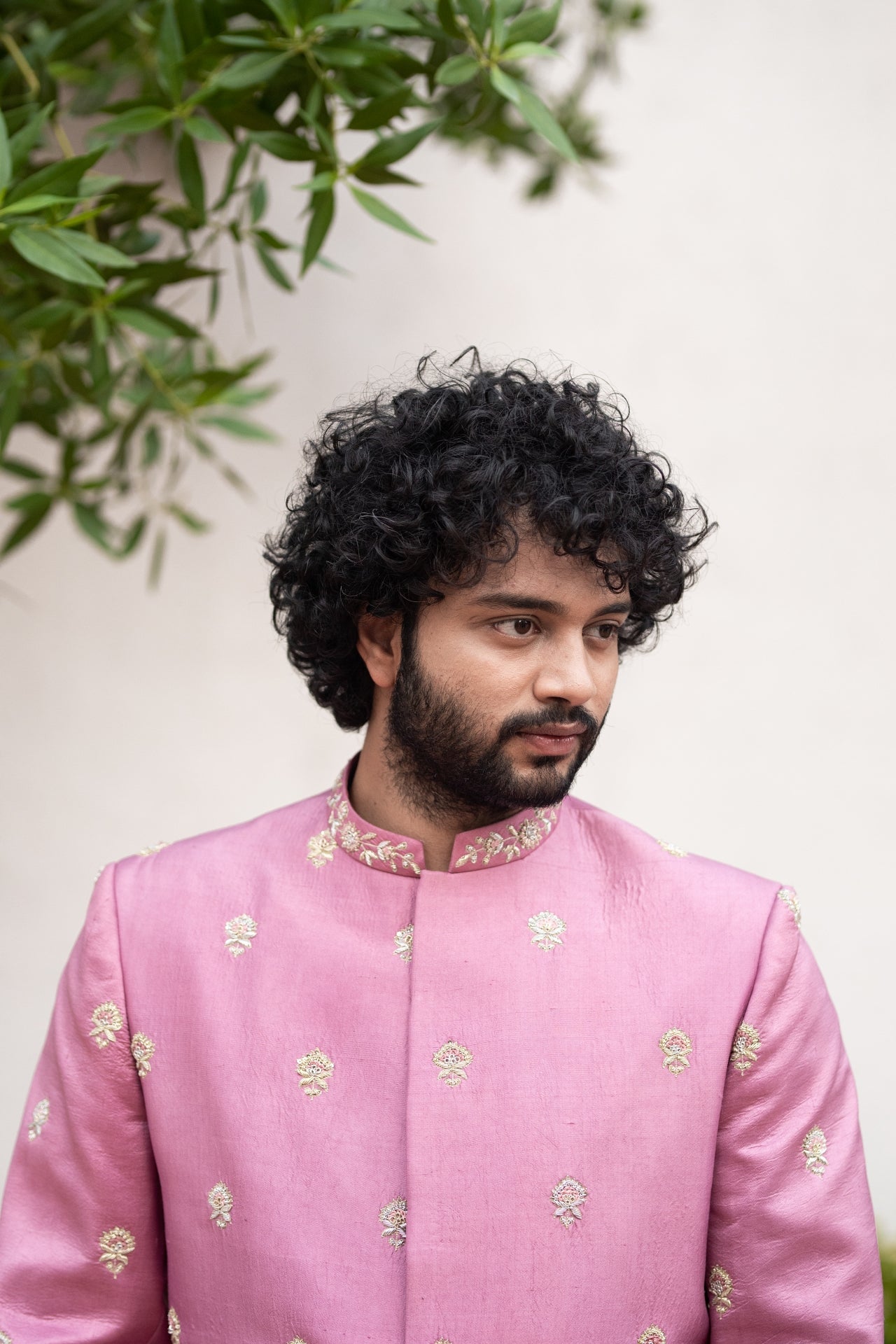 Purple Designer Sherwani by Hilo Designs - Distacart