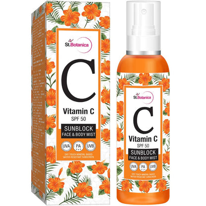 St.Botanica Vitamin C SPF 50 Sunblock Face & Body Mist