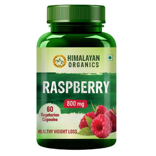 Himalayan Organics Raspberry 800 mg, Healthy Weight Loss: 60 Vegetarian Capsules