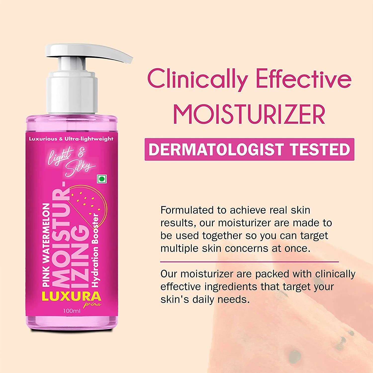 Luxura Prima watermelon moisturizer - Distacart