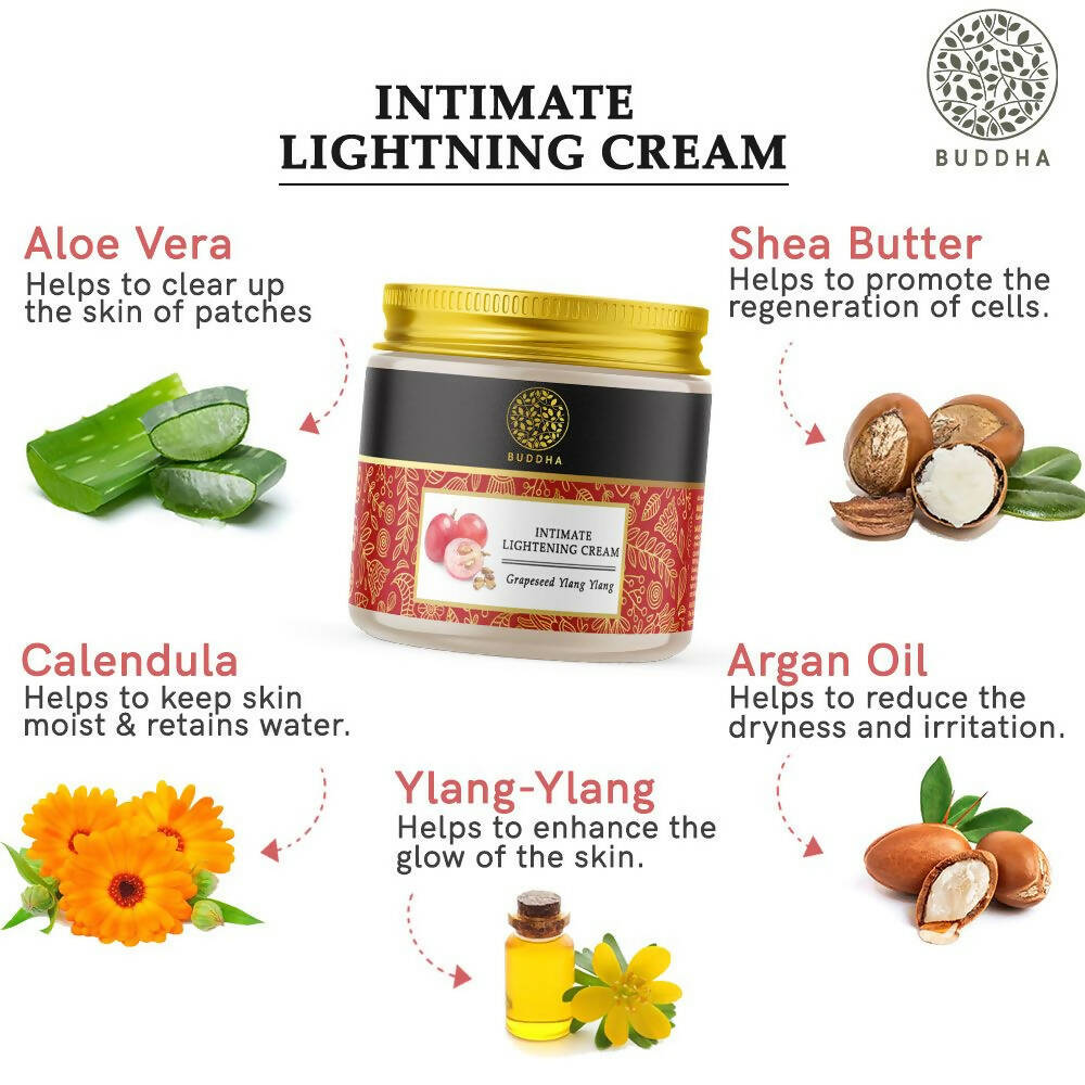 Buddha Natural Intimate Lightening Cream - Distacart
