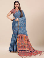 Thumbnail for Kalini Bandhani Printed Pure Cotton Bandhani Saree - Distacart