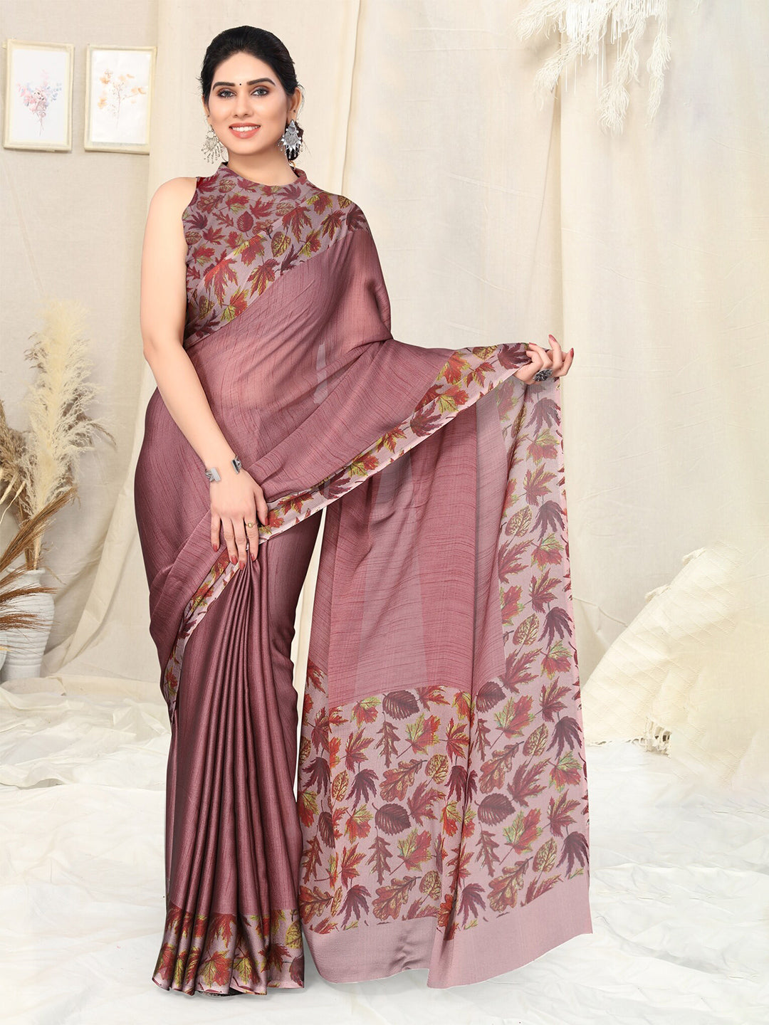 Kalini Printed Border Saree - Distacart
