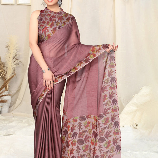 Kalini Printed Border Saree - Distacart