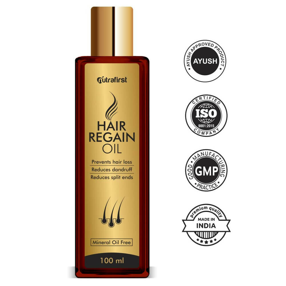 Nutrafirst Hair Growth & Regain Oil - Distacart