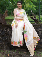 Thumbnail for Mitera Floral Printed Zari Banarasi Saree - Distacart