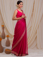 Thumbnail for Koskii Embellished Bordered Saree - Distacart