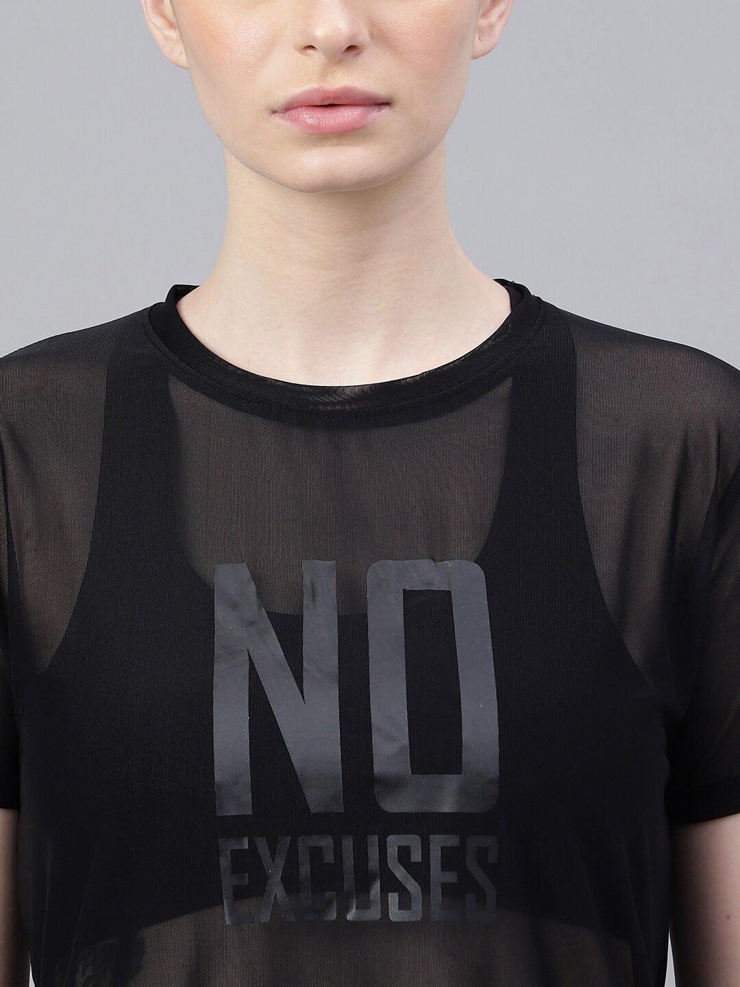 MKH Typography Printed Drop-Shoulder Sleeves Dri-FIT T-shirt - Distacart