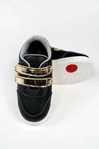 Thumbnail for Tiny Bugs For Boys & Girls Double Velcro Sneakers - Black - Distacart