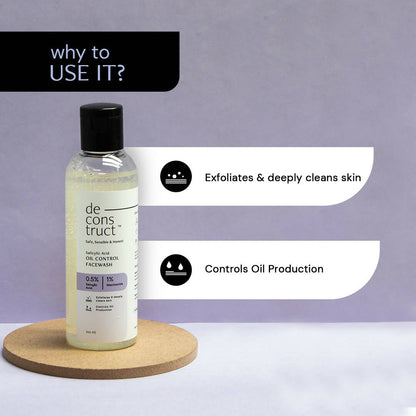 Deconstruct Salicylic Acid Oil Control Face Wash - Distacart