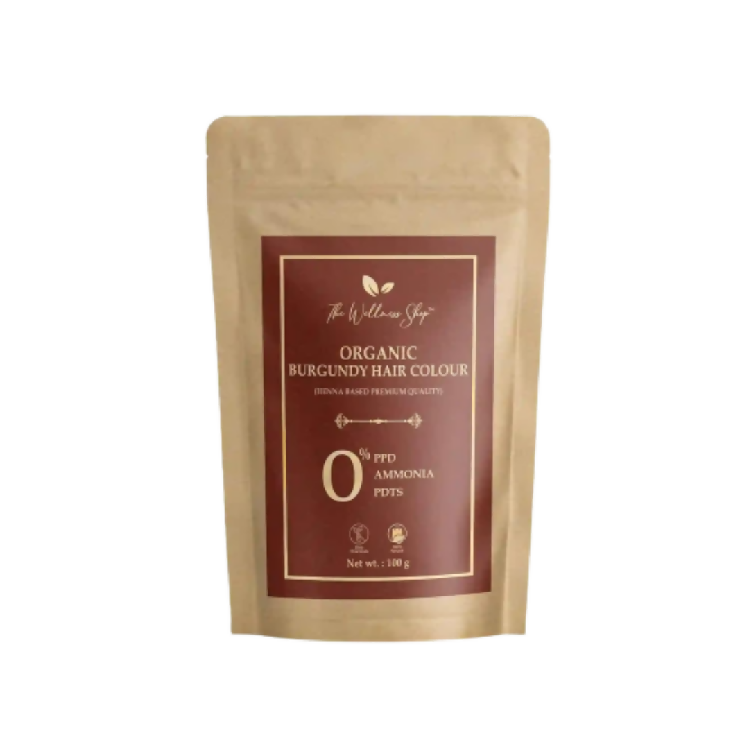 The Wellness Shop Organic Burgundy Hair Colour - Distacart