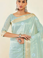Thumbnail for Soch Woven Design Zari Tissue Kota Saree - Distacart