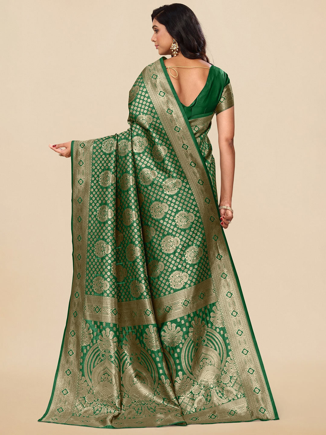 Kalini Woven Design Zari Banarasi Silk Saree - Distacart