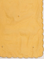 Thumbnail for Sangria Women Mustard Yellow & White Embellished Beaded Kurta with Trousers & Dupatta - Distacart