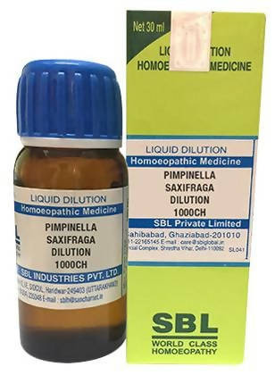 SBL Homeopathy Pimpinella Saxifraga Dilution