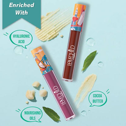 LoveChild By Masaba Gupta Mamma Mia Lush-Matte Lip Creme - Kapi Martini - Distacart
