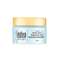 Thumbnail for Indya Green Tea & Hyaluronic Acid Hydrating Sleep Mask