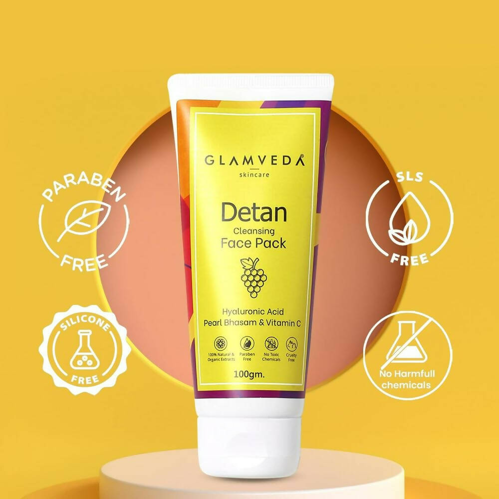 Glamveda Detan Cooling Face Pack - Distacart