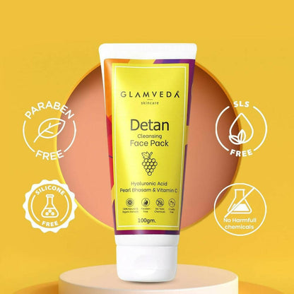Glamveda Detan Cooling Face Pack - Distacart
