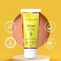 Thumbnail for Glamveda Detan Cooling Face Pack - Distacart