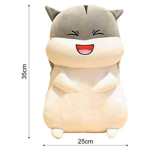 Webby Plush Cute Hamster Soft Toy Ragdoll Doll Big Pillow- 35 cm - Distacart