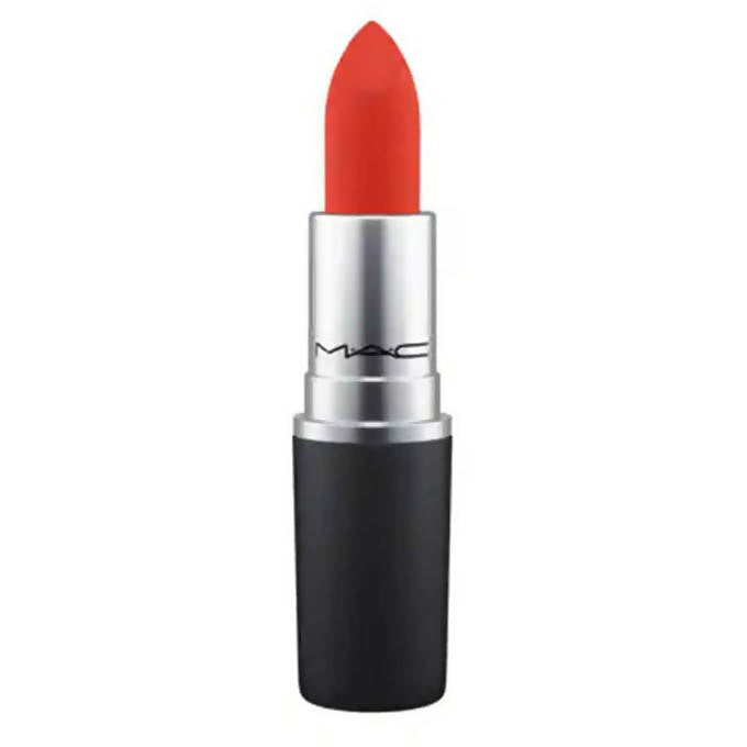 Mac Powder Kiss Lipstick - Style Shocked! Clean Red Orange