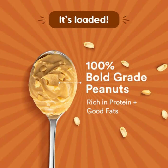 Buy Wow Life Science Crunchy Unsweetened Peanut Butter Online at Best Price