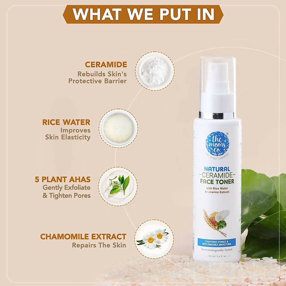 The Moms Co Natural Ceramide Face Toner - Distacart