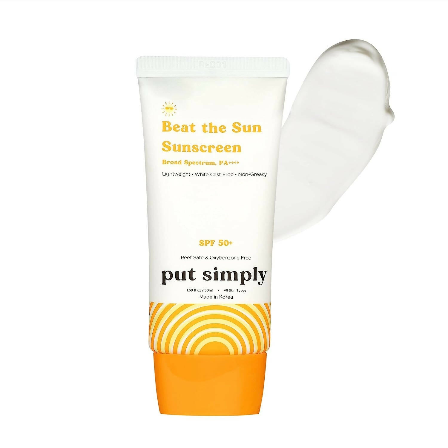 Put Simply BroadSpectrum Korean Sunscreen SPF 50 PA++++ - Distacart