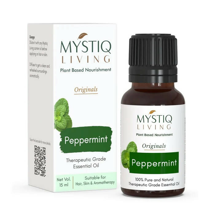 Mystiq Living Originals Peppermint Essential Oil - Distacart