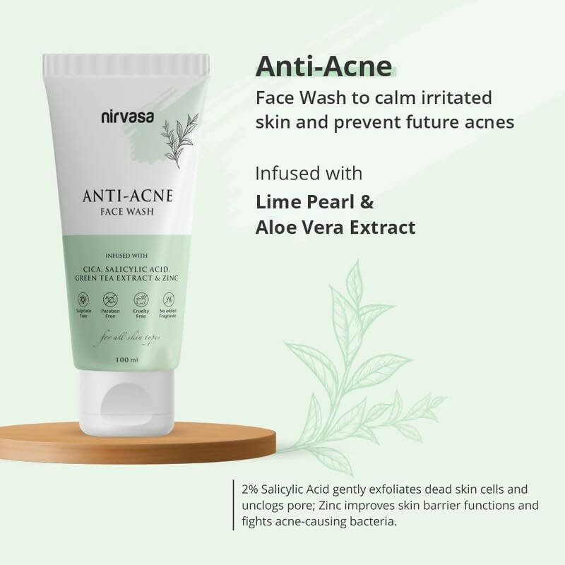 Nirvasa Anti-Acne Face Wash - Distacart