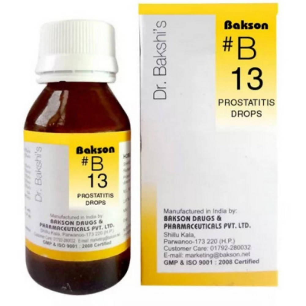 Bakson's B13 Prostatitis Drop (30ml) - Distacart