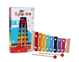 Skoodle My First Xylophone for Kids and Toddlers with Harmonica, Best Educational Musical Instrument with Wooden Mallets for Boys and Girls - Distacart