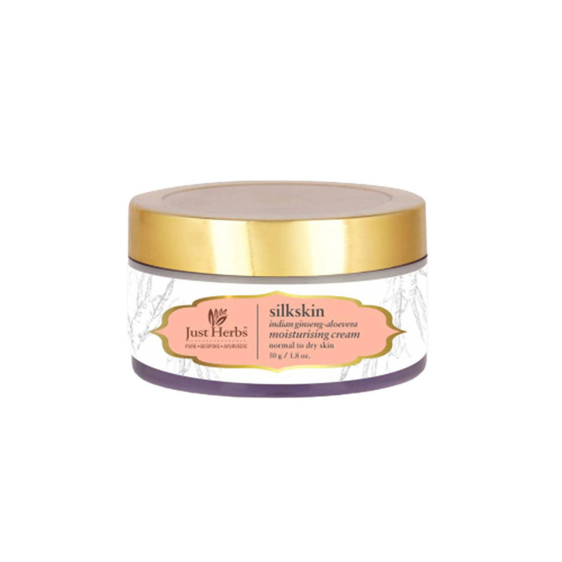 Just Herbs Silkskin Indian Ginseng - Aloevera Moisturising Cream - Distacart