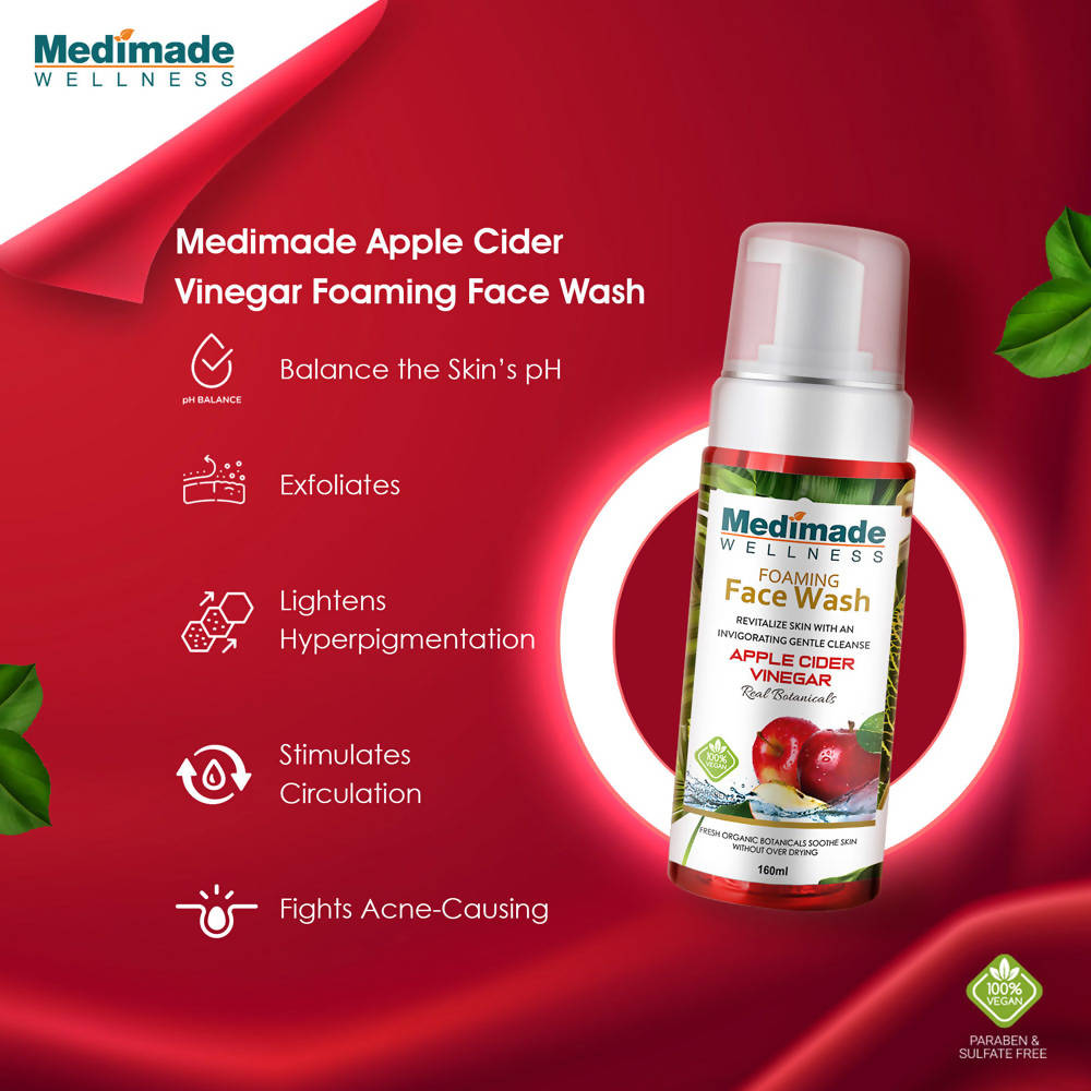 Medimade Wellness Foaming Face Wash With Apple Cider Vinegar