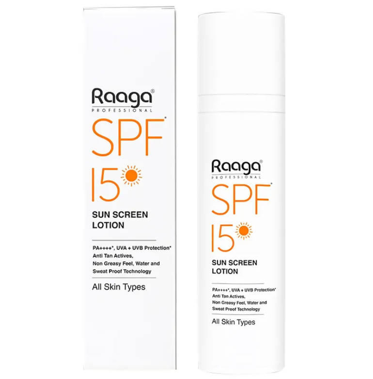 Raaga Professional SPF 15 Sun Screen Lotion - Distacart