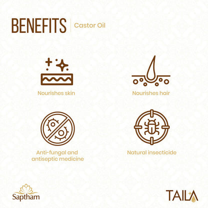 Saptham Taila 100% Natural Castor Oil - Distacart