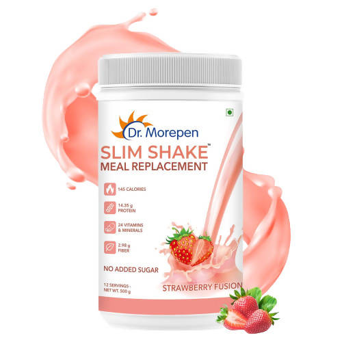 Dr. Morepen Slim Shake - Strawberry Flavor - Distacart