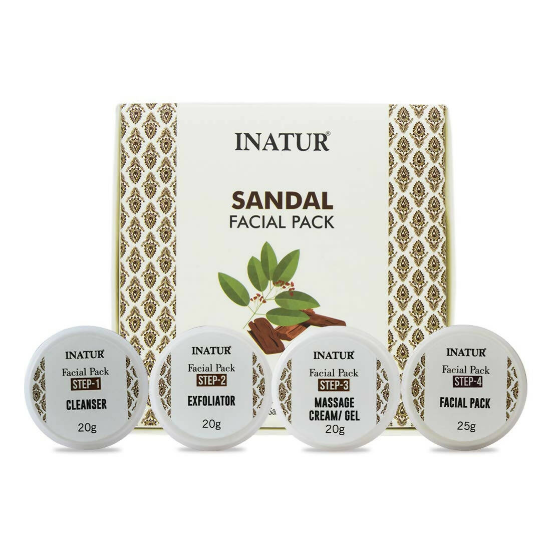 Inatur Sandal Facial Kit - Distacart