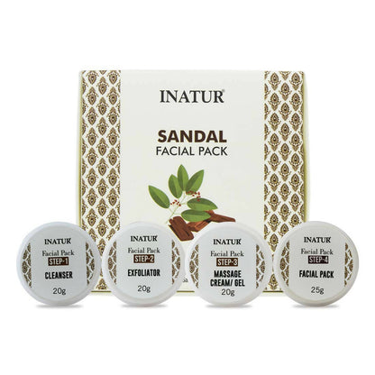 Inatur Sandal Facial Kit - Distacart