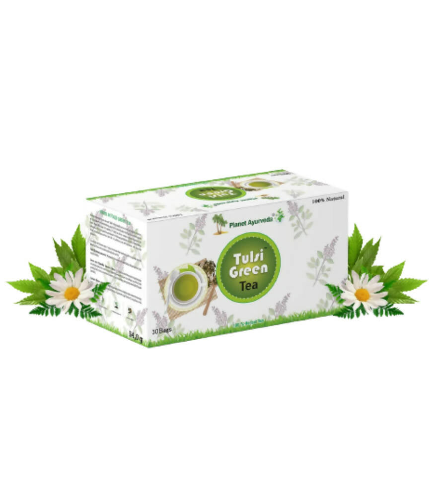 Planet Ayurveda Tulsi Green Tea - Distacart