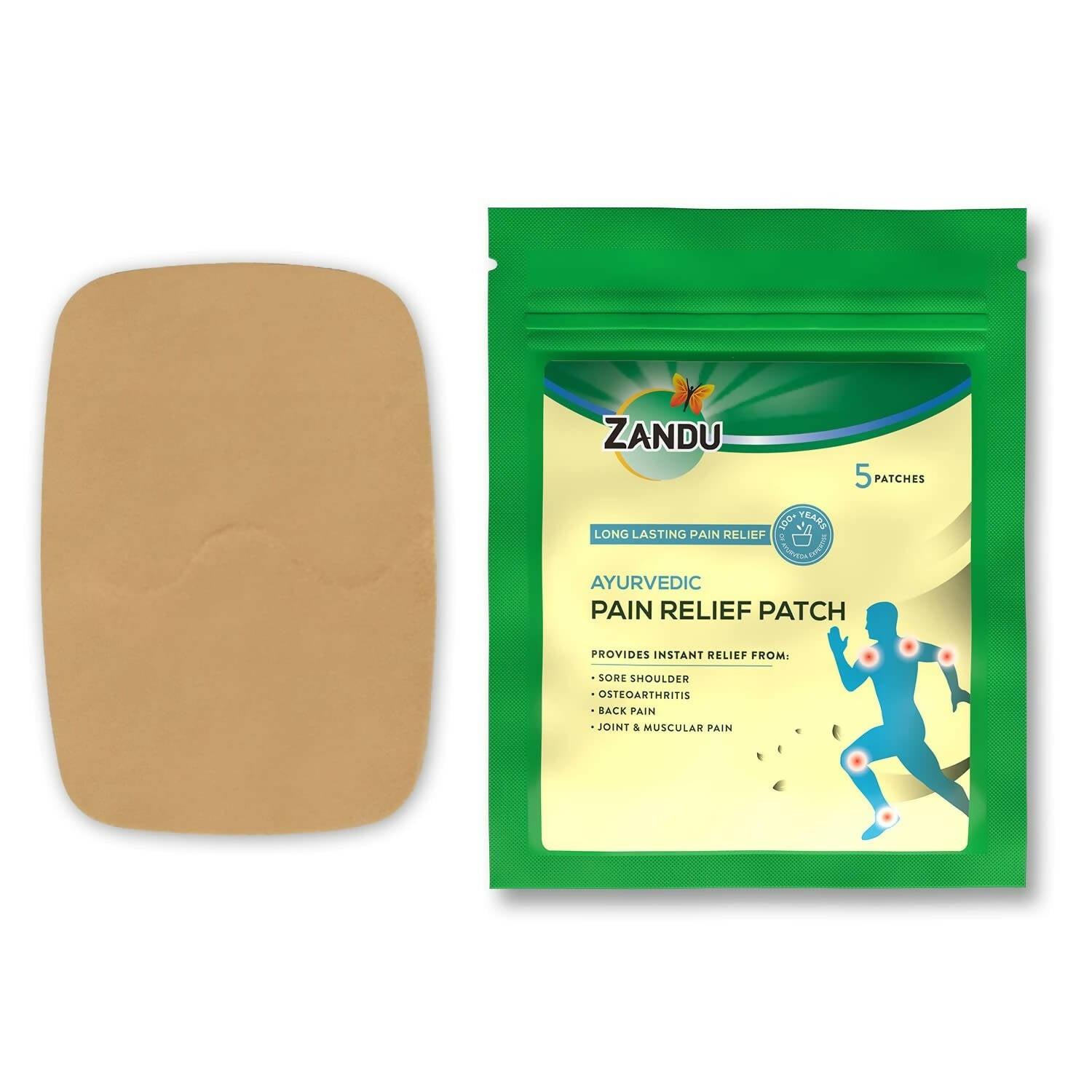 Zandu Ayurvedic Pain Relief Patch - Distacart