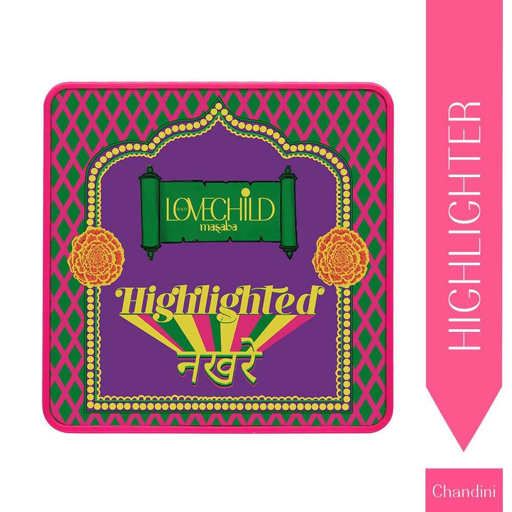 LoveChild By Masaba Gupta Highlighted Nakhre - Highlighter Palette - 01 Chandni - Distacart
