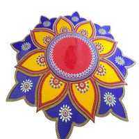 Thumbnail for Kundan HandiKrafts Marble Acrylic Multi Color Rangoli - Distacart