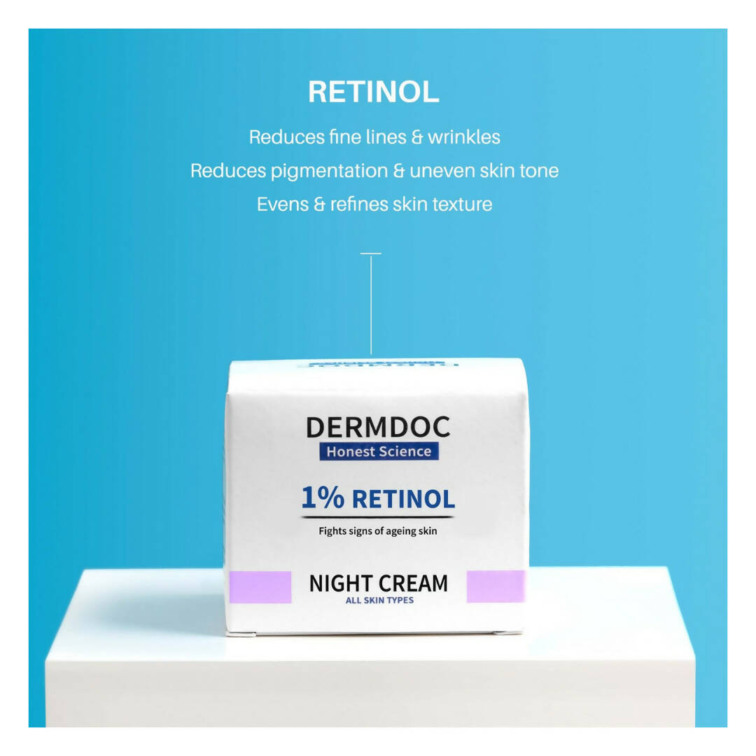 Dermdoc 1% Retinol Night Cream - Distacart
