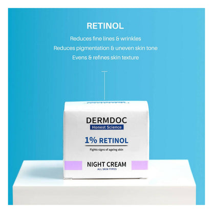 Dermdoc 1% Retinol Night Cream - Distacart