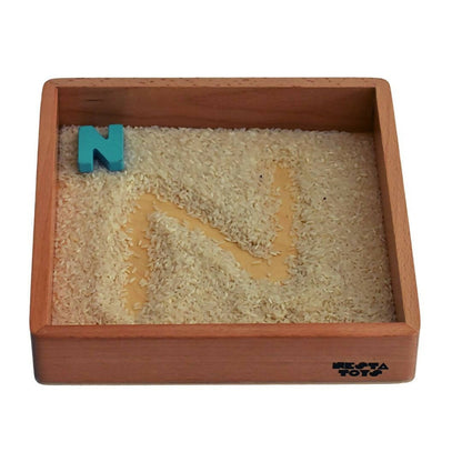 Nesta Toys Montessori Tray - Beech Wood - Distacart