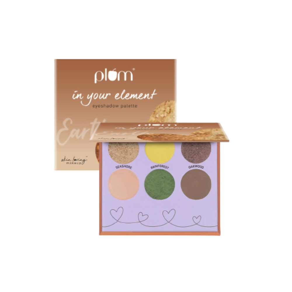 Plum In Your Element Eyeshadow Palette Easy to Blend 6-in-1 Palette 03 Earth - Distacart