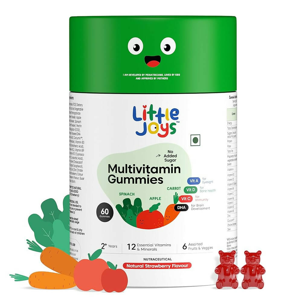 Little Joys Multivitamin Gummies for Kids (2-6 yrs) - No Added Sugar - Distacart