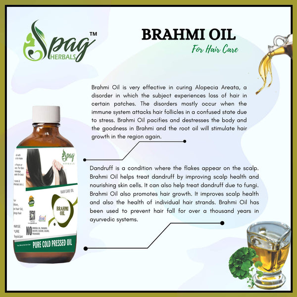 Spag Herbals Brahmi Oil For Hair Care - Distacart